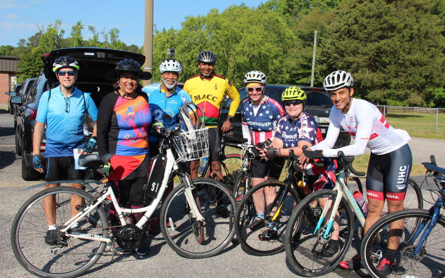 Tour de Chesapeake cyclers 
