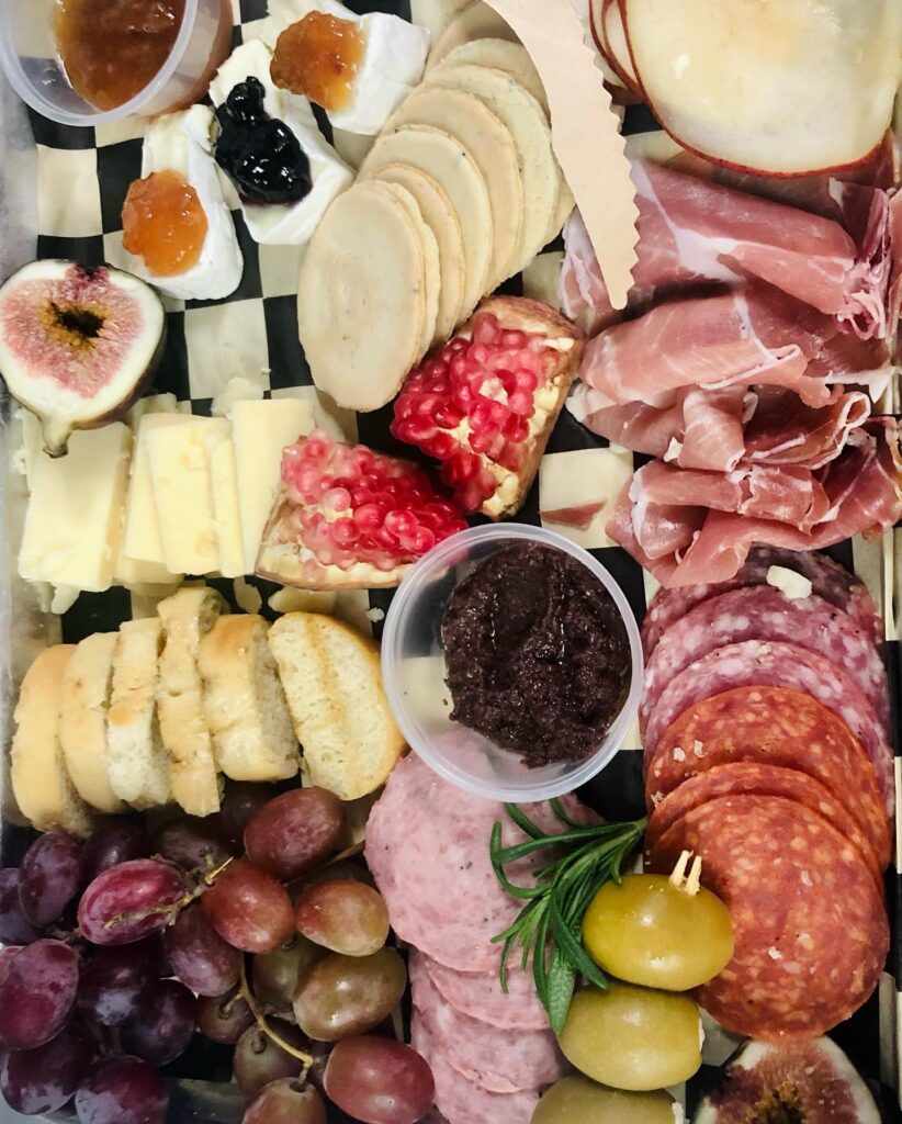Charcuterie board at the Hatchery