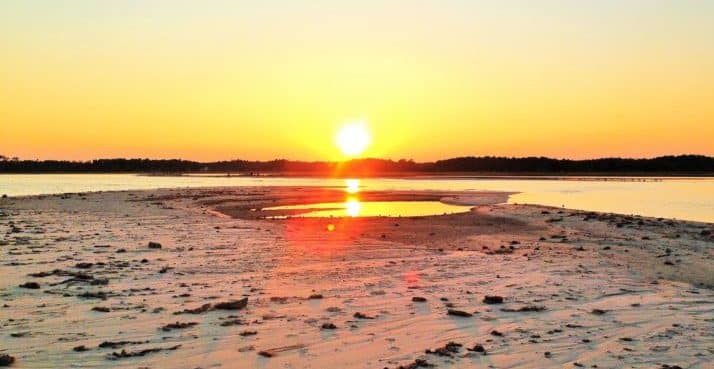 Sunset at bethel beach