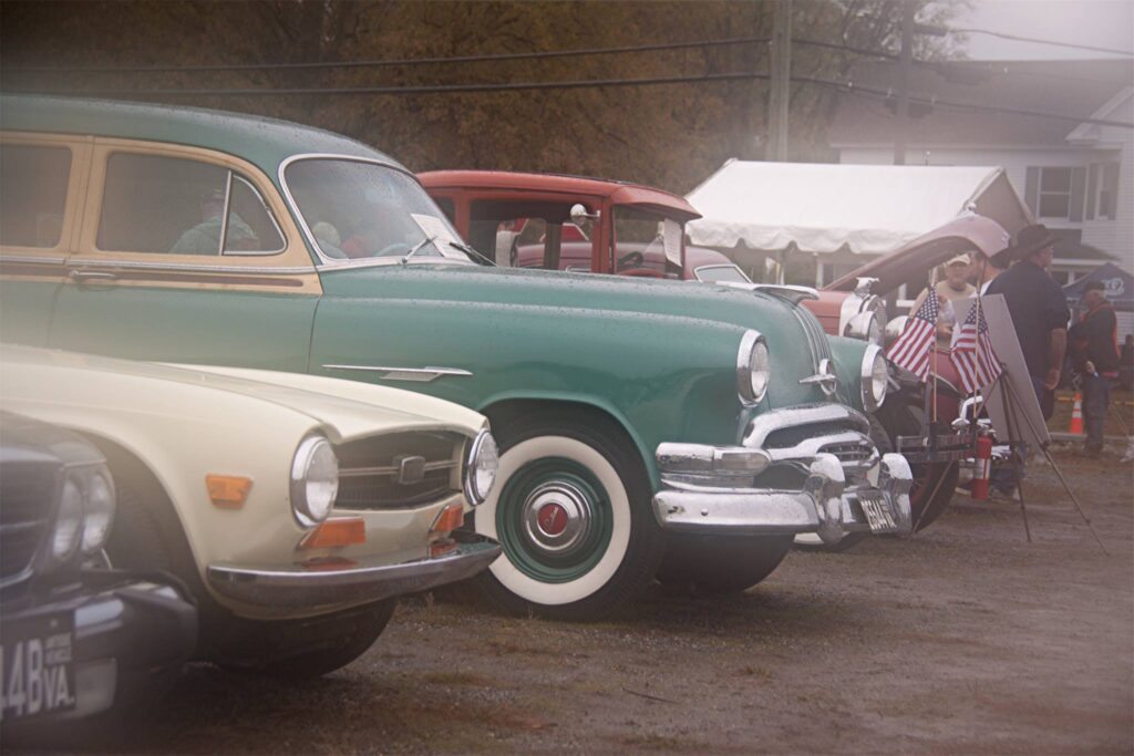 Vintage Cars at the antique car show at the Urbanna Oyster Festival