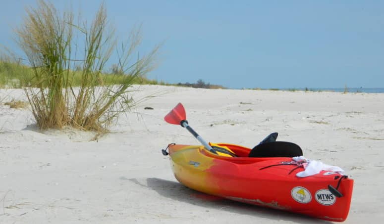 Kayaking at New Point Comfort Island