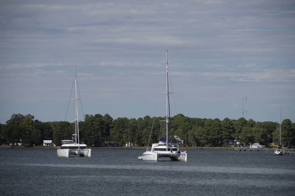 The view from the Seafood Festival.